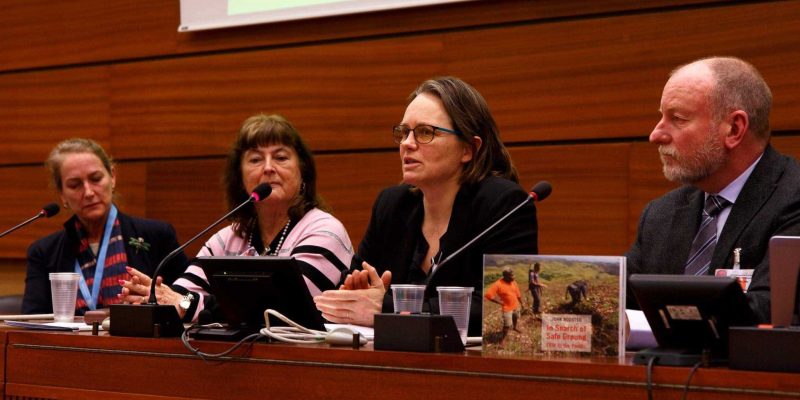 Panel Event: Government officials and SafeGround members address a side event at the United Nations on ERW in the Pacific